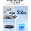 imageREOLINK 12MP PoE IP Camera Outdoor Bullet Surveillance Cameras for Home Security Smart HumanVehiclePet Detection 700lm Color Night Vision Two Way Talk Up to 512GB microSD Card RLC1212A
