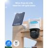 imageREOLINK 4G LTE 4K DualLens PTZ Cellular Security Camera Outdoor 2PackTrail1  White1 Wireless Auto Tracking 6X Hybrid Zoom Smart Detection SIM Card Included TrackMix LTE Solar Kits