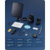 imageREOLINK 4K 4G LTE Cellular Security Camera 8MP No WiFi Solar Powered Pan Tilt 360 with Smart Detection Color Night Vision Local Storage SIM32GB SD Card Included Go PT UltraGreySolar Panel 2