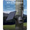 imageREOLINK 4K 4G LTE Cellular Security Camera 8MP No WiFi Solar Powered Pan Tilt 360 with Smart Detection Color Night Vision Local Storage SIM32GB SD Card Included Go PT UltraGreySolar Panel 2