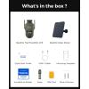 imageREOLINK 4K Dual Lens 4G LTE Cellular Security Camera SIM Card Included Wireless Auto Tracking Trail Camera 6X Hybrid Zoom NoGlow IR Waterproof for Wildlife TrackMix LTE Trail  Solar Panel 2