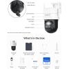 imageREOLINK 4K Dual Lens Cellular Security Camera 4G LTE Auto Tracking No WiFi Solar Powered SIM Card Included 6X Hybrid Zoom 8MP Color Night Vision Motion Alert TrackMix LTE  SP Updated Version