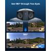imageREOLINK 4K DualLens Floodlight Security Camera Outdoor PoE IP Camera with 180 UltraWide Angle 1800 Lumen Floodlight HumanVehiclePet Detection Two Way Talk Waterproof Duo Floodlight PoE