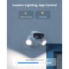 imageREOLINK 4K DualLens Floodlight Security Camera Outdoor PoE IP Camera with 180 UltraWide Angle 1800 Lumen Floodlight HumanVehiclePet Detection Two Way Talk Waterproof Duo Floodlight PoE