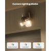imageREOLINK 4K Floodlight Security Camera Outdoor 5G24GHz WiFi 6 DualLens Camera w 180 FOV Color Night Vision Smart AI Detection IP67 Waterproof AC 100240V Duo Floodlight WiFi HardwiredAC Version