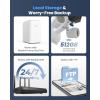 imageREOLINK 4K Floodlight Security Camera Outdoor 5G24GHz WiFi 6 DualLens Camera w 180 FOV Color Night Vision Smart AI Detection IP67 Waterproof AC 100240V Duo Floodlight WiFi HardwiredAC Version