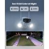 imageREOLINK 4K Floodlight Security Camera Outdoor 5G24GHz WiFi 6 DualLens Camera w 180 FOV Color Night Vision Smart AI Detection IP67 Waterproof AC 100240V Duo Floodlight WiFi HardwiredAC Version