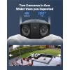 imageREOLINK 4K Floodlight Security Camera Outdoor 5G24GHz WiFi 6 DualLens Camera w 180 FOV Color Night Vision Smart AI Detection IP67 Waterproof AC 100240V Duo Floodlight WiFi HardwiredAC Version