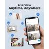 imageREOLINK 4K Security Camera System 4pcs H265 PoE Wired Turret Cameras with Person Vehicle Detection 4K8MP 8CH NVR with 2TB HDD for 247 Recording RLK8800D4