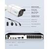 imageREOLINK 4K Security Camera System RLK16800B8 8pcs H265 PoE Wired with Person Vehicle Detection 8MP4K 16CH NVR with 4TB HDD for 247 Recording