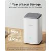 imageREOLINK 4K Solar Security Camera Outdoor Encrypted Local Storage Camera System 360 Pan Tilt Smart Detection No Monthly Fee Home Hub with 4X PT Ultra  Solar PanelWhite 2Cam Kit