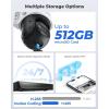 imageREOLINK 4K Wired WiFi Outdoor Security Camera 8MP Dual Lens 360 PTZ Camera Auto Tracking 245GHz WiFi Smart PersonVehicleAnimal Detection 6X Hybrid Zoom Color Night Vision TrackMix WiFi