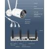 imageREOLINK 5MP Security Camera System 524GHz DualBand WiFi 16CH NVR with 1TB HDD Expandable to 16TB Full Metal Material Plugin Cameras Smart Detection 247 Recording RLK12500WB4