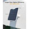 imageREOLINK 6W Solar Panel White NonStop Solar Power Supply for All Wireless Battery Camera TrackmixArgus PTGo PT Ultra Waterproof Adjustable Mount 4 Meters CableOnly Use for Battery CamerasWhite