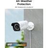 imageREOLINK 8CH 4K Security Camera System 6pcs H265 Bullet Wired PoE Cameras for Home Security Outdoors Smart Person Vehicle Detection 8CH NVR Recorder with 2TB HDD for 247 Recording RLK8800B6