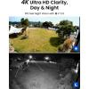 imageREOLINK 8CH 4K Security Camera System 6pcs H265 Bullet Wired PoE Cameras for Home Security Outdoors Smart Person Vehicle Detection 8CH NVR Recorder with 2TB HDD for 247 Recording RLK8800B6