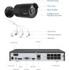 imageREOLINK 8CH 5MP Security Camera System 4pcs Wired PoE Cameras for Home Security Outdoors Smart PersonPetVehicle Detection 4K 8CH NVR with 2TB HDD for 247 Recording RLK8410B45MP WhiteBlack