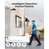 imageREOLINK 8CH 5MP Security Camera System 4pcs Wired PoE Cameras for Home Security Outdoors Smart PersonPetVehicle Detection 4K 8CH NVR with 2TB HDD for 247 Recording RLK8410B45MP WhiteBlack