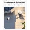 imageREOLINK Altas 2K Solar Camera Outdoor Wireless PreRecord Cameras for Home Security 540 Days Battery Life F10 ColorX Night Vision WiFi 6 AI Detection Home Hub Compatible No SubscriptionWhite Solar Panel