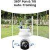 imageREOLINK Altas PT Ultra  4K Solar Security Cameras Wireless Outdoor 500 Days Battery Life ColorX Night Vision 360 Pan Tilt Auto Tracking DualBand WiFi 6 Cameras for Home Security