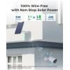 imageREOLINK Argus EcoSolar Panel 2K 3MP Solar Security Camera Outdoor for Home Surveilance Night Vision HumanCar Smart Detection 24G WiFi No Subscription Home Hub Compatible Local StorageWhite
