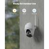 imageREOLINK Argus PT  5MP Pan Tilt Solar Battery Camera Outdoor Wireless for Home Security Night Vision Smart Detection 2Way Audio Support Smart HomeLocal Storage Home Hub Compatible1 White