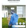 imageREOLINK Argus PT  5MP Pan Tilt Solar Battery Camera Outdoor Wireless for Home Security Night Vision Smart Detection 2Way Audio Support Smart HomeLocal Storage Home Hub Compatible1 White