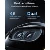 imageREOLINK Argus Track 4K2MP DualLens Solar Wireless Security Camera OutdoorIndoor Camera PT Auto Zoom Tracking 245GHz WiFi Color Night Vision No SubscriptionsNo Home Hub Compatibility