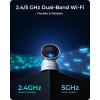 imageREOLINK Argus Track 4K2MP DualLens Solar Wireless Security Camera OutdoorIndoor Camera PT Auto Zoom Tracking 245GHz WiFi Color Night Vision No SubscriptionsNo Home Hub Compatibility