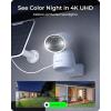 imageREOLINK Argus Track 4K2MP DualLens Solar Wireless Security Camera OutdoorIndoor Camera PT Auto Zoom Tracking 245GHz WiFi Color Night Vision No SubscriptionsNo Home Hub Compatibility