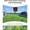 imageREOLINK PTZ Security Camera System 4K IP PoE 360 Camera with DualLens Auto 6X Hybrid Zoomed Tracking 355 Pan ampamp 90 Tilt Outdoor Surveillance AI Detection TrackMix PoE