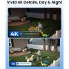 imageREOLINK Security Camera Wireless Outdoor Pan Tilt Solar Powered 5MP 2K Color Night Vision 245GHz WiFi Works with Smart Home for Surveillance Home Hub Compatible Argus PT  Solar Panel4K 8MP