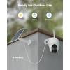 imageREOLINK Security Camera Wireless Outdoor Pan Tilt Solar Powered 5MP 2K Color Night Vision 245GHz WiFi Works with Smart Home for Surveillance Home Hub Compatible Argus PT  Solar Panel5MP