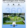 imageREOLINK Security Camera Wireless Outdoor Pan Tilt Solar Powered 5MP 2K Color Night Vision 245GHz WiFi Works with Smart Home for Surveillance Home Hub Compatible Argus PT  Solar Panel4K 8MP