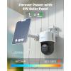 imageREOLINK Security Cameras Wireless Outdoor Pan Tilt Auto Tracking 6X Hybrid Zoom Solar Powered with 2K Color Night Vision 245GHz WiFi Local Storage Home Hub Compatible TrackmixSolar Panel