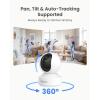 imageREOLINK Smart 4K UHD Pan ampamp Tilt DualBand WiFi 6 Indoor Security Camera with 3X Optical Zoom AutoTracking PeoplePet Detection Crying Sound Detection Privacy Mode and Bluetooth Setup E1 ZoomWhite 8MP