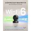 imageREOLINK Smart 4K UHD Pan ampamp Tilt DualBand WiFi 6 Indoor Security Camera with 3X Optical Zoom AutoTracking PeoplePet Detection Crying Sound Detection Privacy Mode and Bluetooth Setup E1 ZoomBlack 8MP