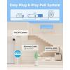 imageREOLINK Smart 5MP 8CH Home Security Camera System 4pcs Wired PoE IP Cameras Outdoor with PersonPetVehicle Detection 4K 8CH NVR with 2TB HDD for 247 Recording RLK8520D45MP