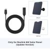 imageREOLINK Solar Panel Extension Cable Black 45 Meters TypeC Port Only 6W Solar PanelBlack