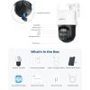 imageREOLINK TrackMixSolar Panel 4K Solar Security Cameras Outdoor with Auto Tracking 360 Pan Tilt 8X Hybrid Zoom Color Night Vision Smart AI Detection No Subscriptions Home Hub Compatible