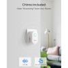 imageREOLINK Video Doorbell WiFi Camera  Wired 2K Outdoor 5Gampamp24G WiFi 43 Wide View Angle Smart Detection Local Storage No Subscription Front Door Home Security Customized Chime V2Black