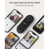 imageREOLINK Video Doorbell WiFi Camera  Wired 2K Outdoor 5Gampamp24G WiFi 43 Wide View Angle Smart Detection Local Storage No Subscription Front Door Home Security Customized Chime V2Black