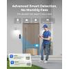 imageREOLINK Wireless 2K Battery Video Doorbell Camera 150x150 HeadtoToe View 245 GHz WiFi Battery or Wired Power Options TwoWay Talk PersonVehiclePackage DetectionChime not IncludedBlack