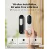 imageREOLINK Wireless 2K Battery Video Doorbell Camera 150x150 HeadtoToe View 245 GHz WiFi Battery or Wired Power Options TwoWay Talk PersonVehiclePackage DetectionChime not IncludedWhite