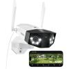 imageREOLINK 16MP WiFi Security Camera Outdoor 180 UltraWide Angle Duo 3 WiFi 245GHz WiFi 6 Smart Detection Color Night Vision TwoWay Talk IP67 Up to 512GB Storage Plugin Power 12V2A