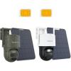 imageREOLINK 4G LTE 4K DualLens PTZ Cellular Security Camera Outdoor 2PackTrail1  White1 Wireless Auto Tracking 6X Hybrid Zoom Smart Detection SIM Card Included TrackMix LTE Solar Kits