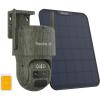 imageREOLINK 4K Dual Lens 4G LTE Cellular Security Camera SIM Card Included Wireless Auto Tracking Trail Camera 6X Hybrid Zoom NoGlow IR Waterproof for Wildlife TrackMix LTE Trail  Solar Panel 2