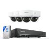 imageREOLINK 4K Security Camera System 4pcs 4K UHD IK10 Vandalproof PoE Surveillance Cams Outdoor 8CH NVR 2TB HDD Color Night Vision Smart Detection 2Way Talk IP67 Weatherproof RLK8800V4