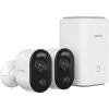 imageREOLINK 4K Security Cameras Wireless Outdoor System Encrypted 1 Year Local Storage 5Month Battery Life 245GHz WiFi Spotlight No Subscription Home Hub with 2X Argus 3 Ultra