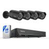 imageREOLINK 8CH 5MP Security Camera System 4pcs Wired PoE Cameras for Home Security Outdoors Smart PersonPetVehicle Detection 4K 8CH NVR with 2TB HDD for 247 Recording RLK8410B45MP WhiteBlack
